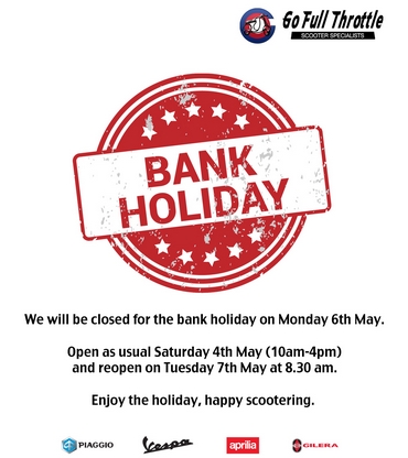 May Day Bank Holiday 2019