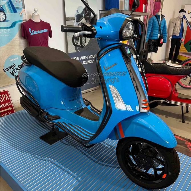 Special Offer - only one available -  Vespa Sprint 50cc Sport Blue